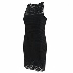 WHBM Black Lace Sheath Dress
